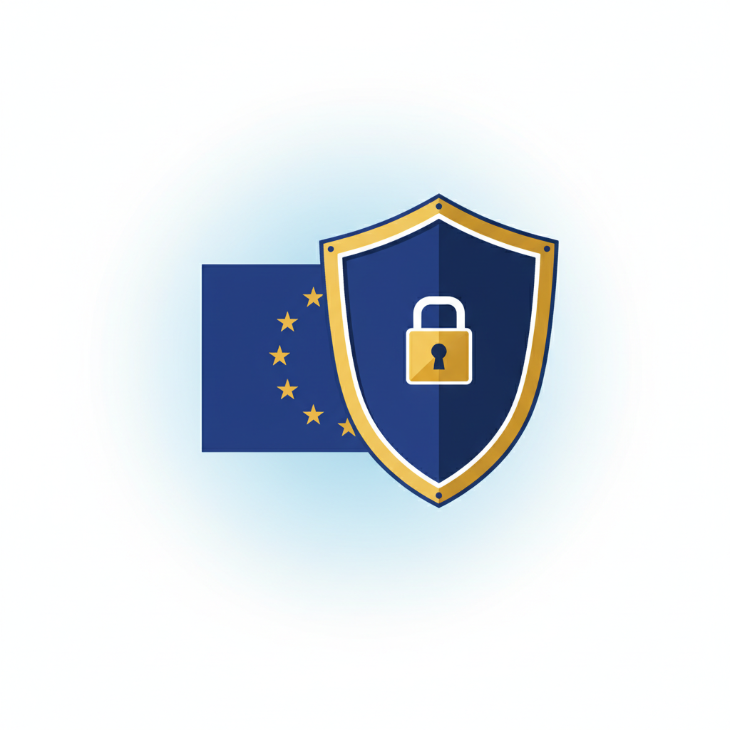 DSGVO-Sicherheitsschild — EU-Hosting